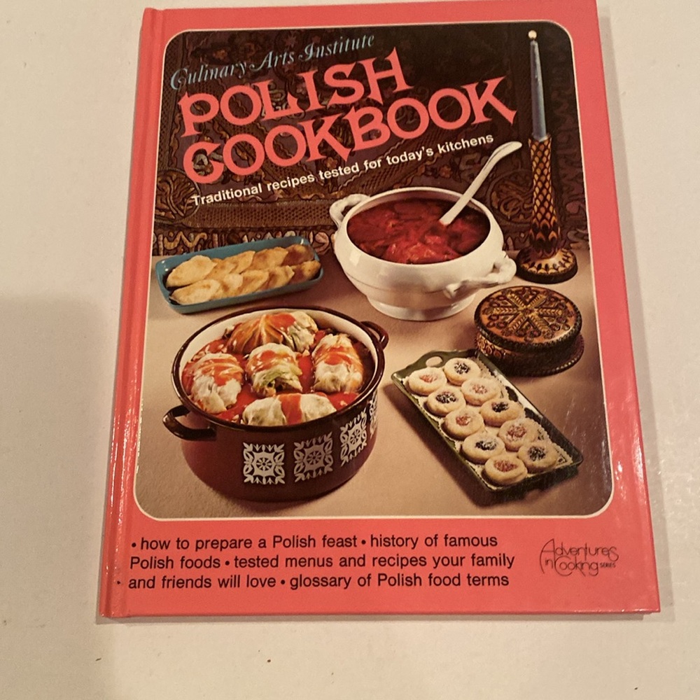 NWT and Vintage 1987 “Polish Cookbook,” Hardcover